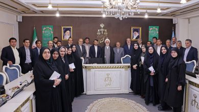 دیدار رئیس قوه قضاییه با جمعی از معلمان نمونه کشوری